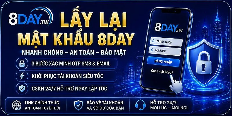 Lấy lại mật khẩu 8DAY